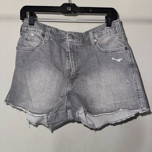 Gray Denim Women's Shorts